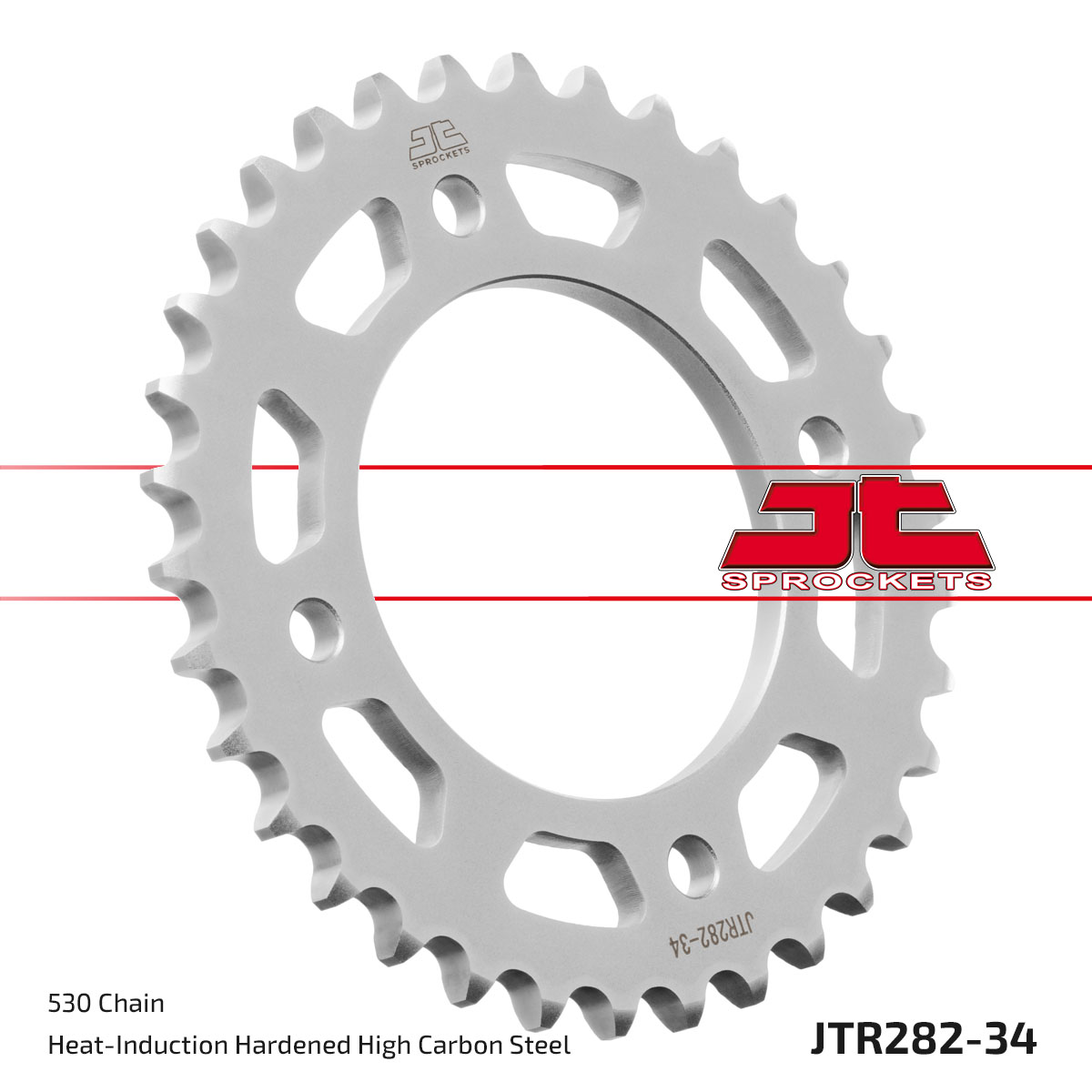 Lánckerék hátsó, 530-as lánchoz, JTR282.34