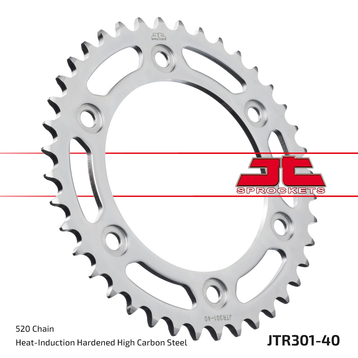 Lánckerék hátsó, 520-as lánchoz, JTR301.40