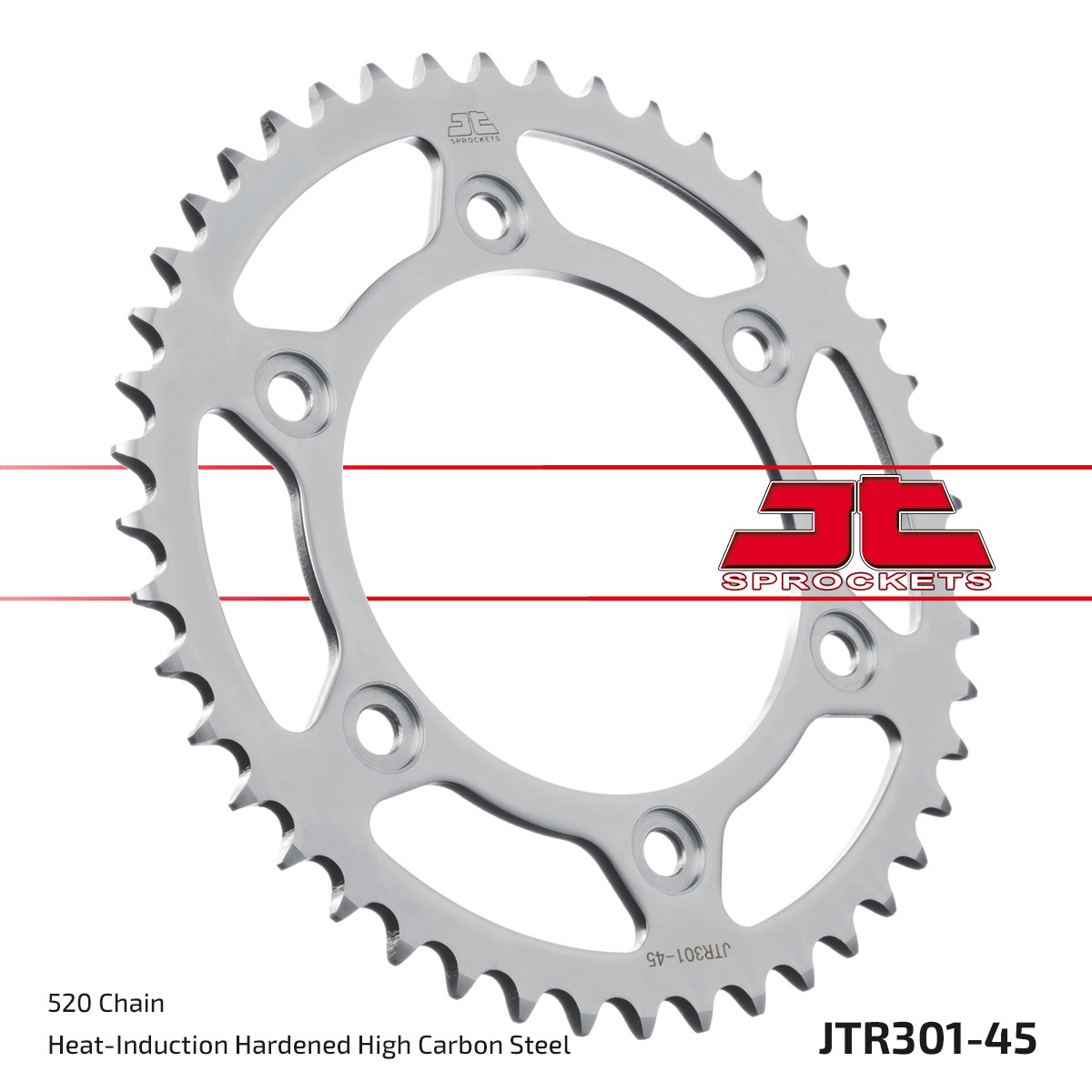 Lánckerék hátsó, 520-as lánchoz, JTR301.45
