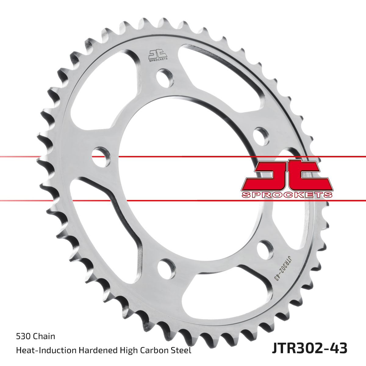 Lánckerék hátsó, 530-as lánchoz, JTR302.43
