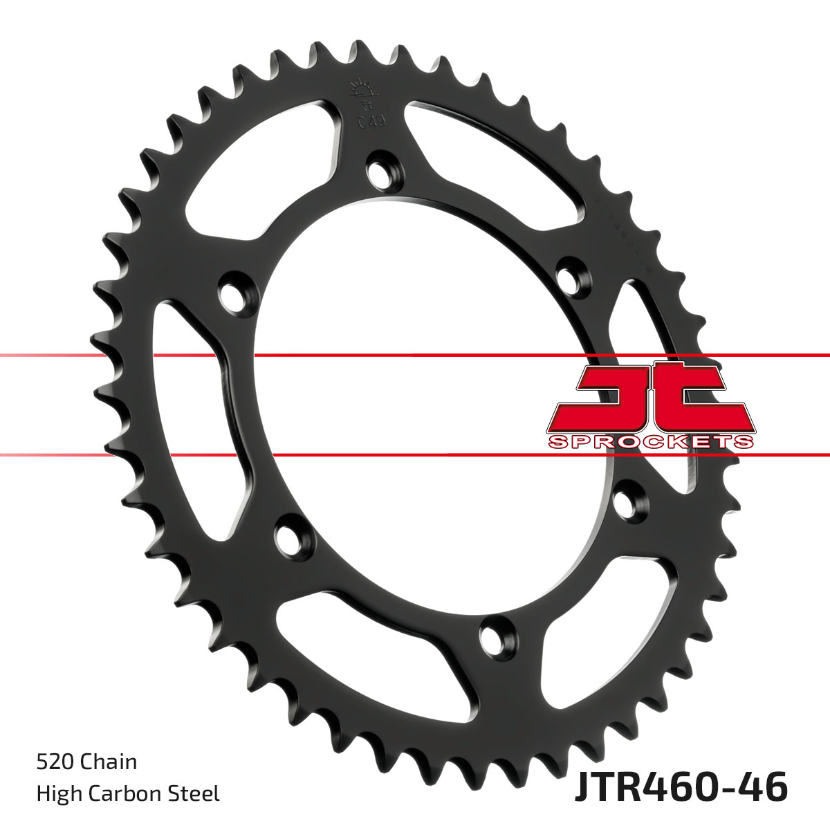 Lánckerék hátsó, 520-as lánchoz, JTR460.46