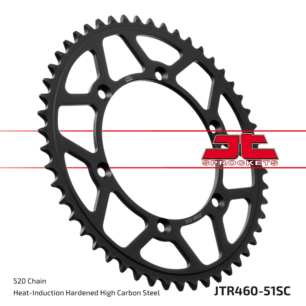 Lánckerék hátsó, 520-as lánchoz, JTR460.51SC
