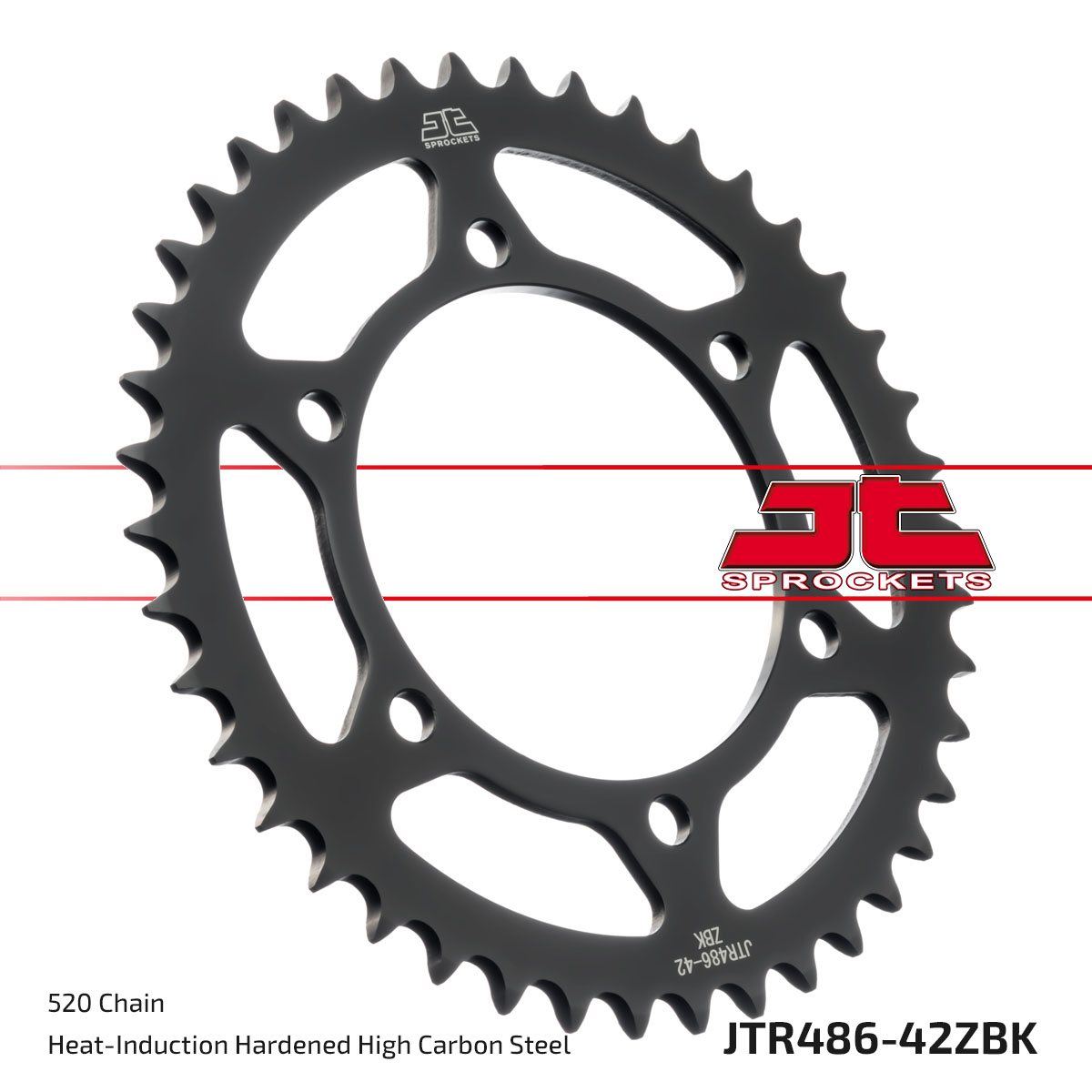 Lánckerék hátsó, 520-as lánchoz, JTR486.42ZBK