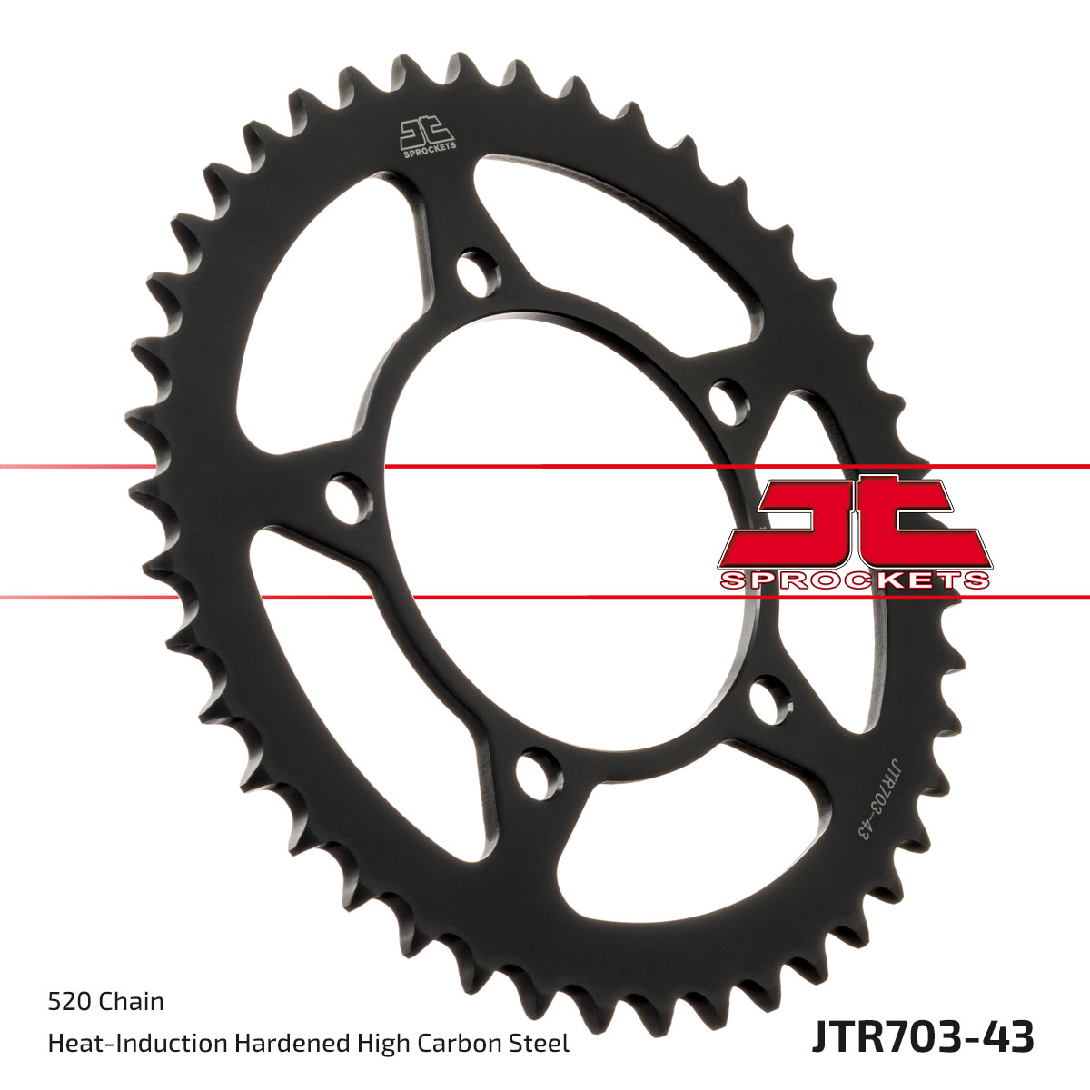 Lánckerék hátsó, 520-as lánchoz, JTR703.43