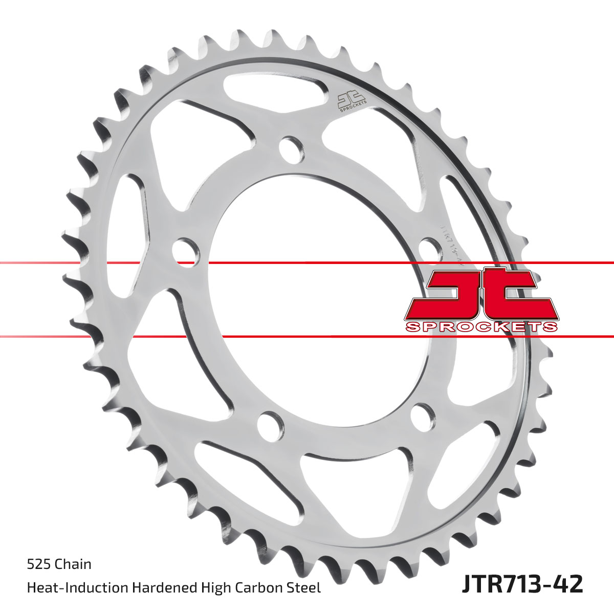 Lánckerék hátsó, 525-ös lánchoz, JTR713.42