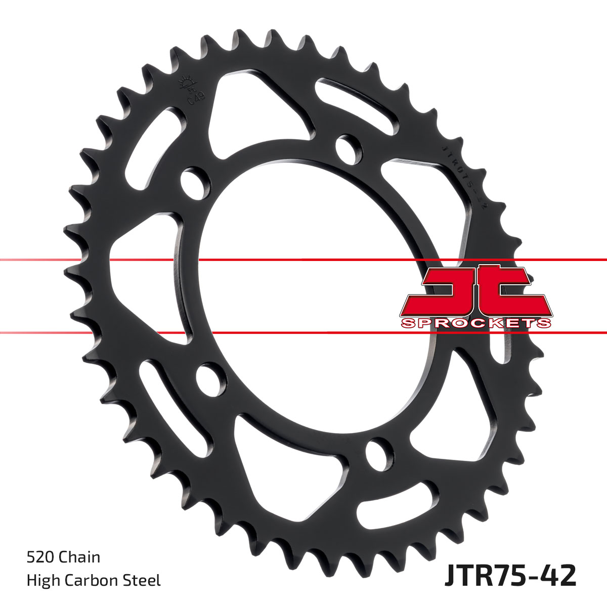 Lánckerék hátsó, 520-as lánchoz, JTR75.42