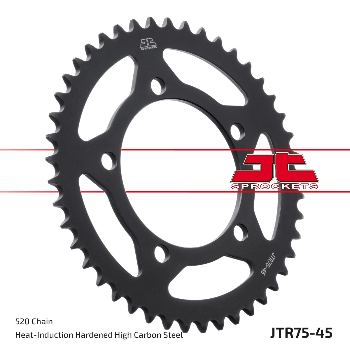 Lánckerék hátsó, 520-as lánchoz, JTR75.45
