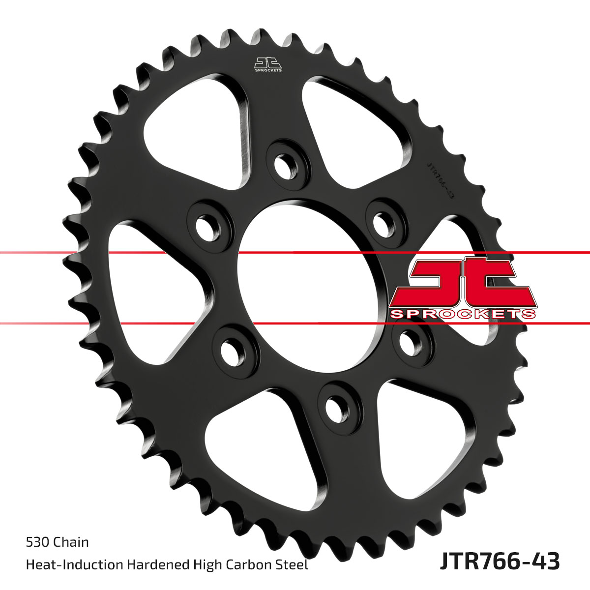 Lánckerék hátsó, 530-as lánchoz, JTR766.43