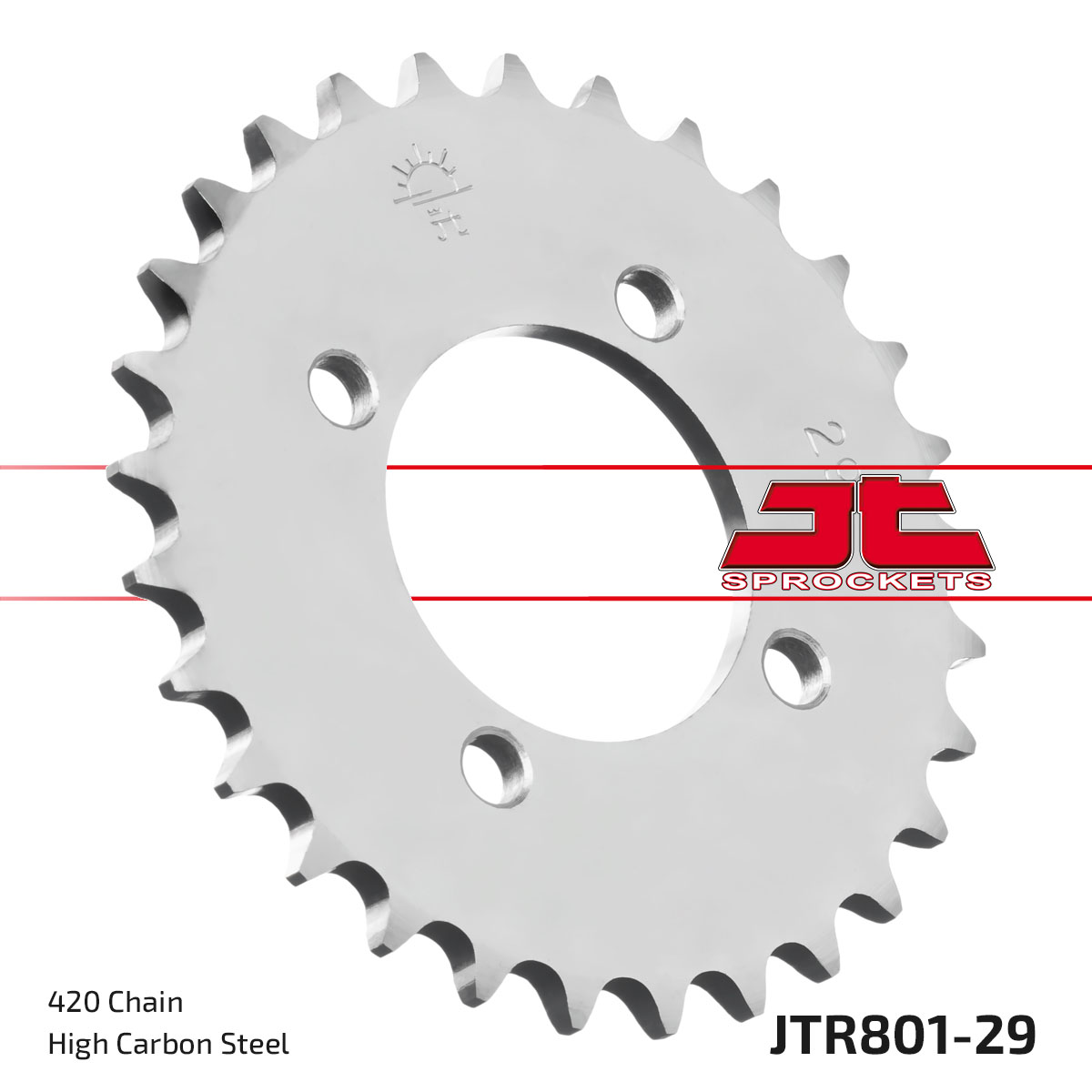 Lánckerék hátsó, 420-as lánchoz, JTR801.29