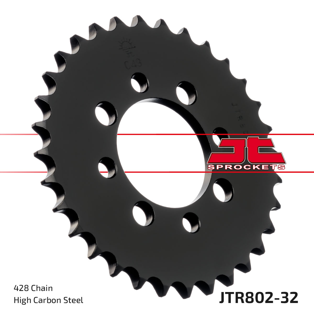 Lánckerék hátsó, 428-as lánchoz, JTR802.32