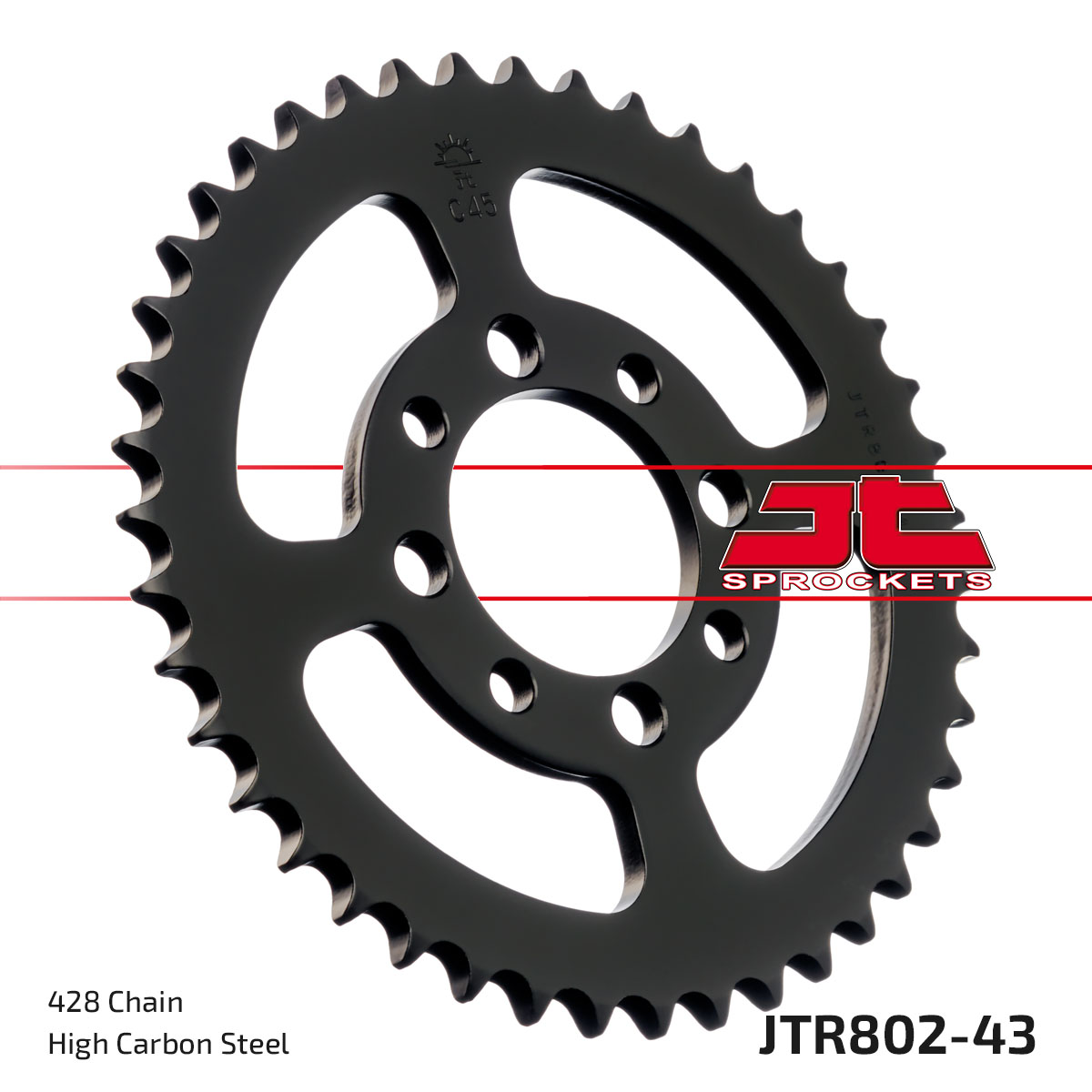 Lánckerék hátsó, 428-as lánchoz, JTR802.43