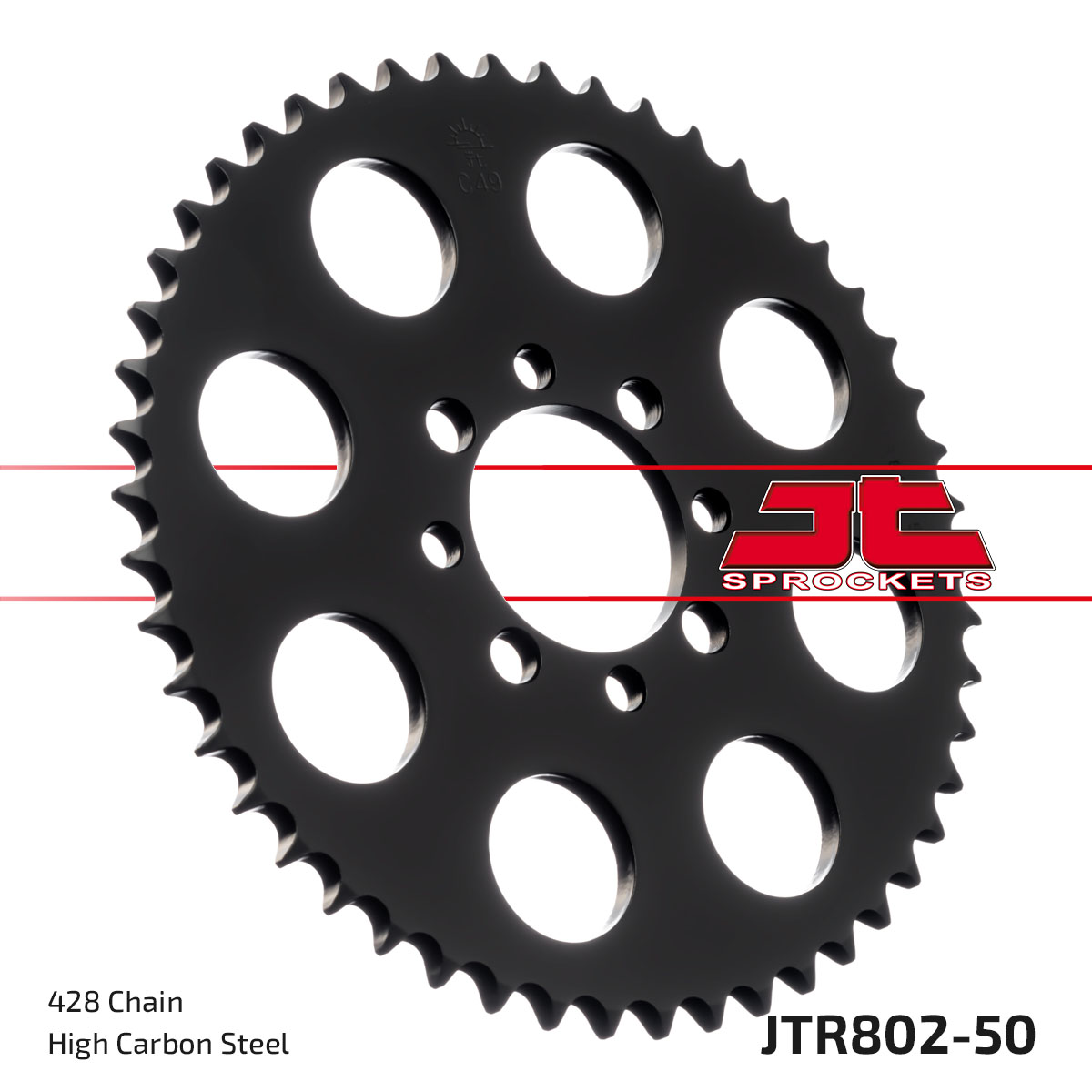 Lánckerék hátsó, 428-as lánchoz, JTR802.50