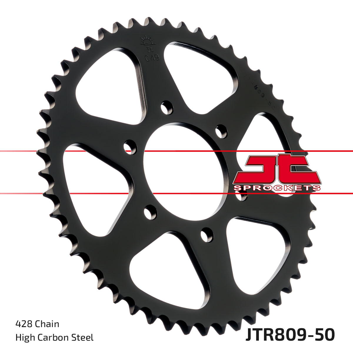 Lánckerék hátsó, 428-as lánchoz, JTR809.50
