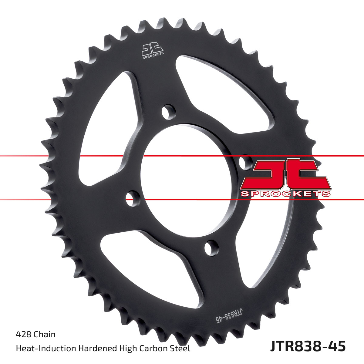 Lánckerék hátsó, 428-as lánchoz, JTR838.45