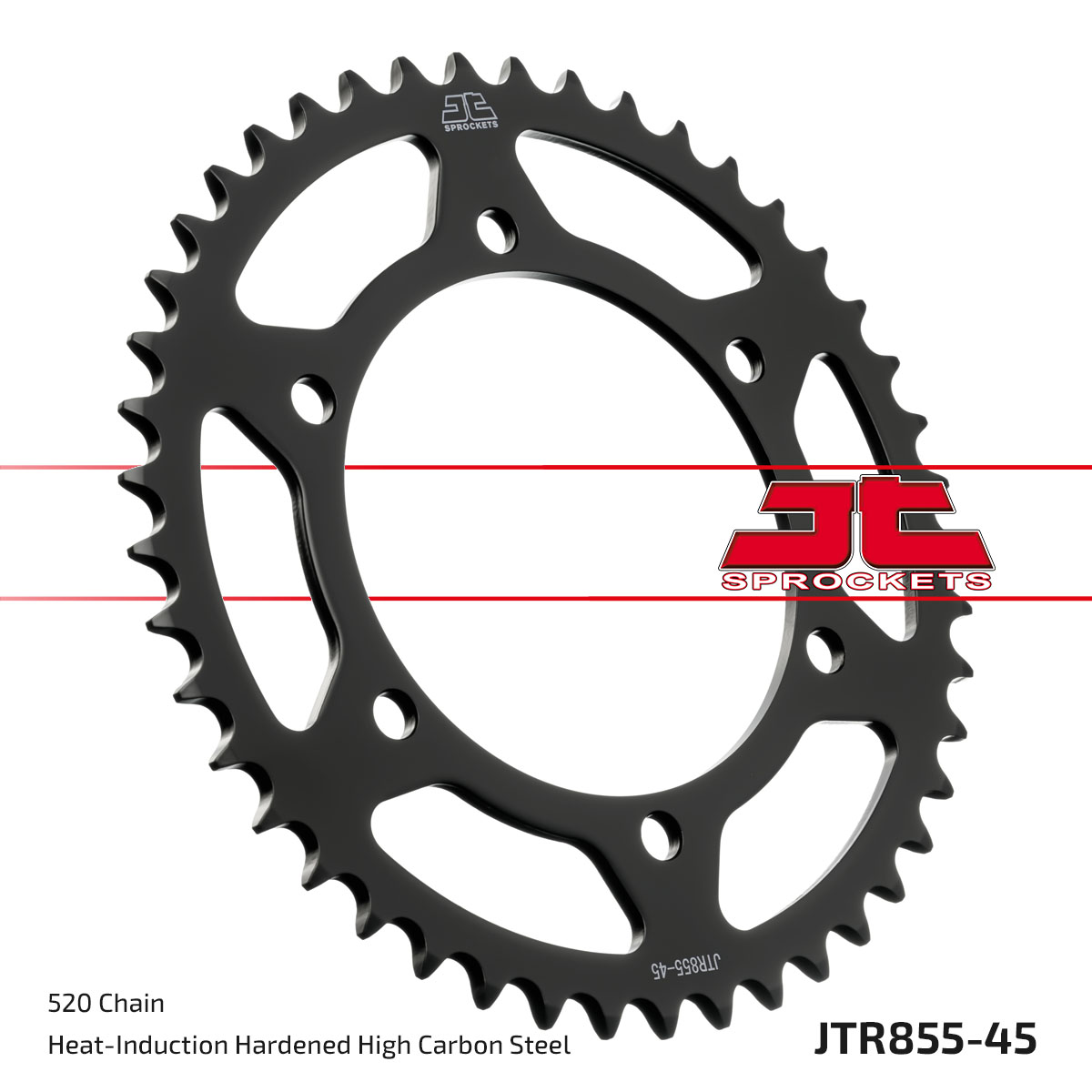 Lánckerék hátsó, 520-as lánchoz, JTR855.45