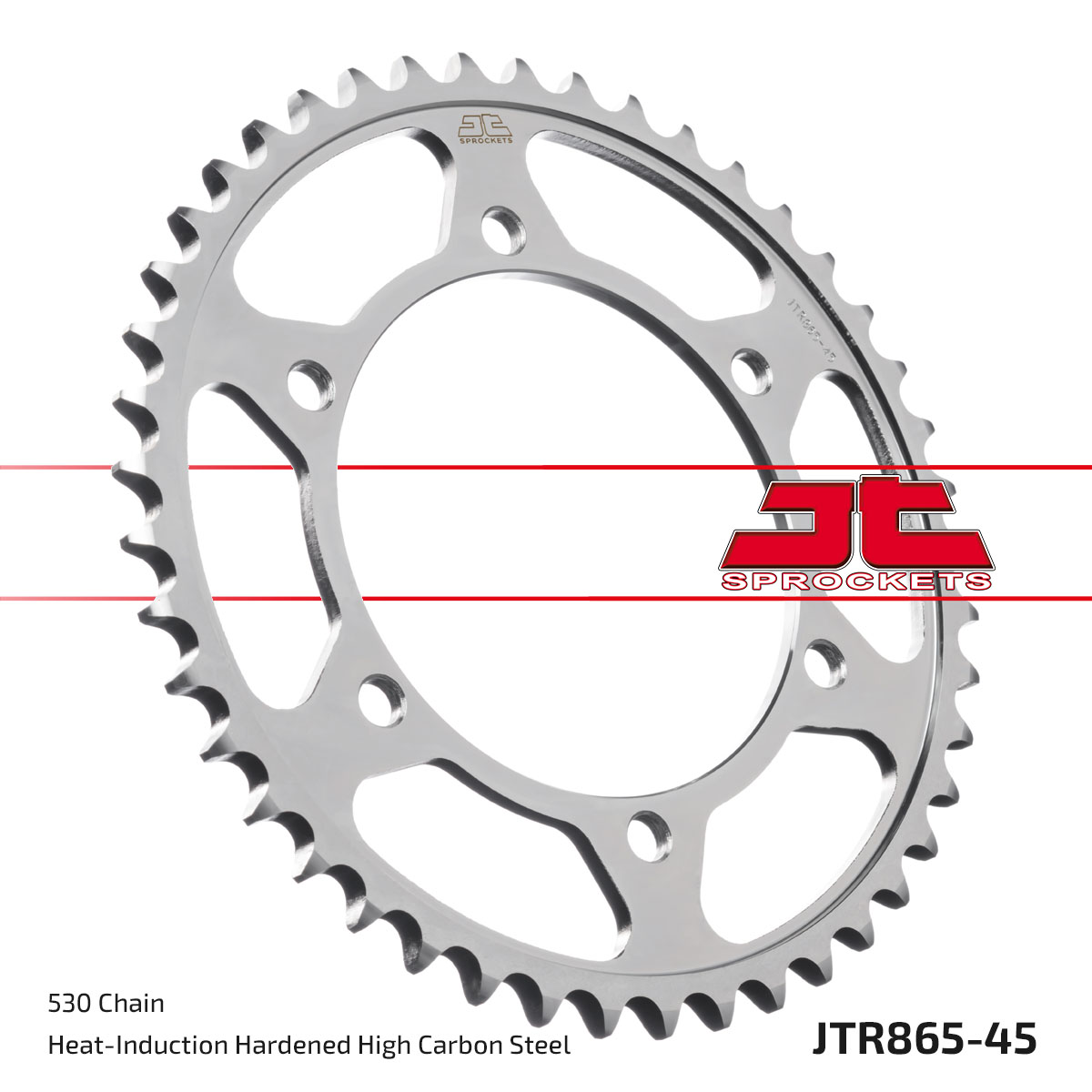Lánckerék hátsó, 530-as lánchoz, JTR865.45