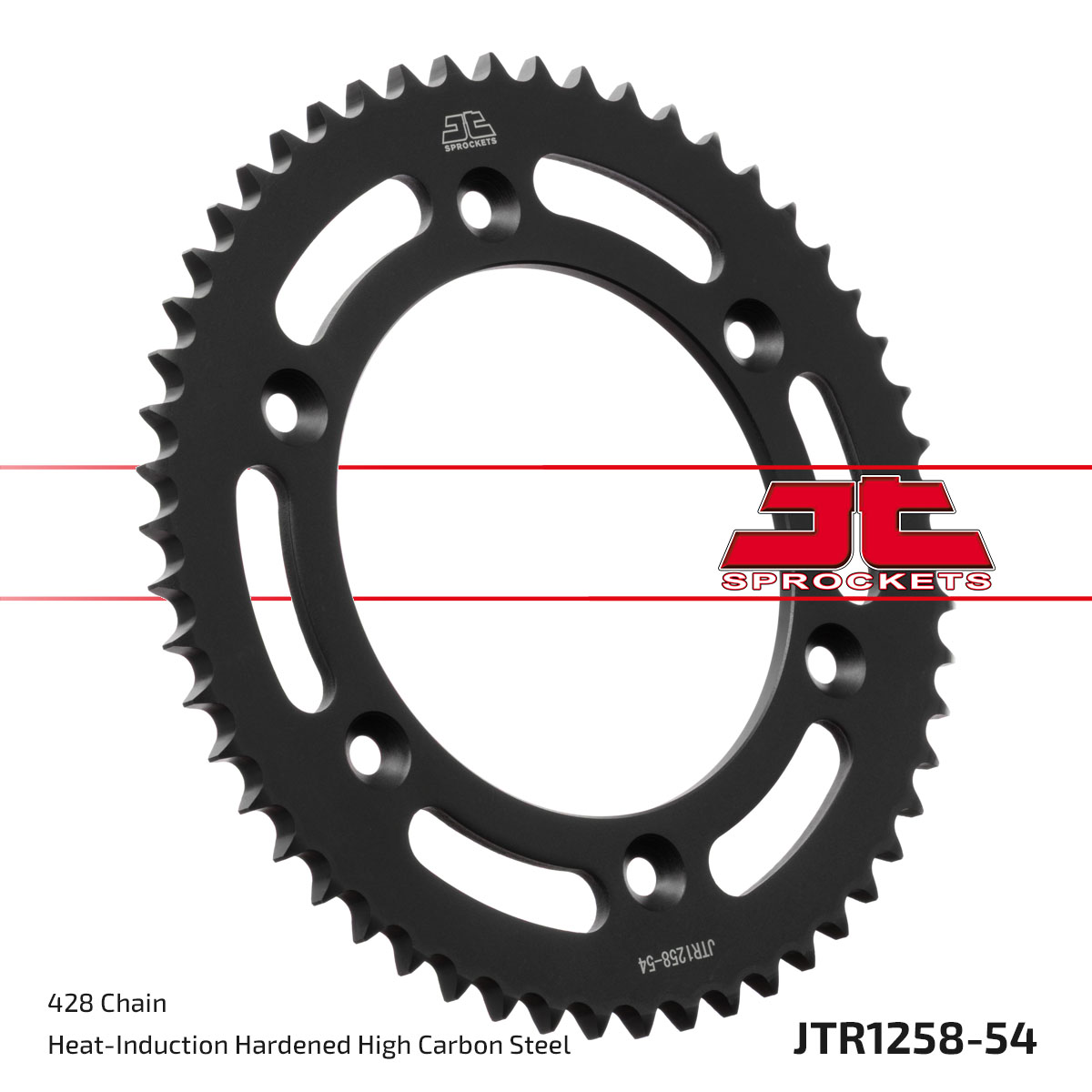 Lánckerék hátsó, 428-as lánchoz, JTR1258.54