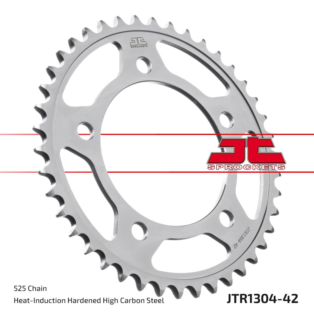 Lánckerék hátsó, 525-ös lánchoz, JTR1304.42