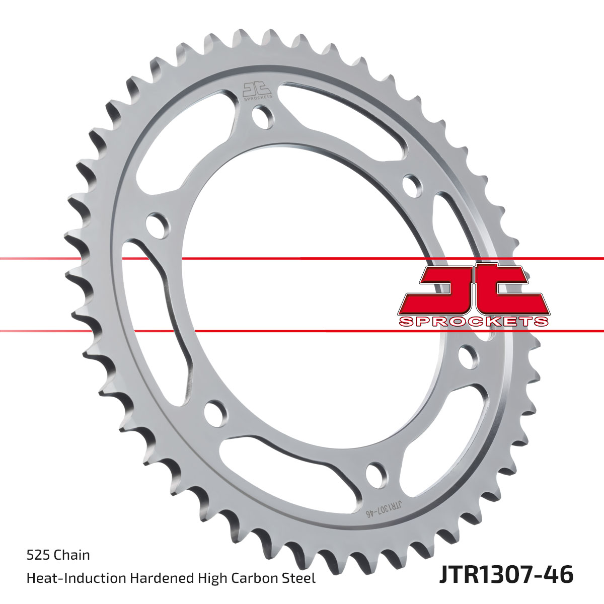Lánckerék hátsó, 525-ös lánchoz, JTR1307.46
