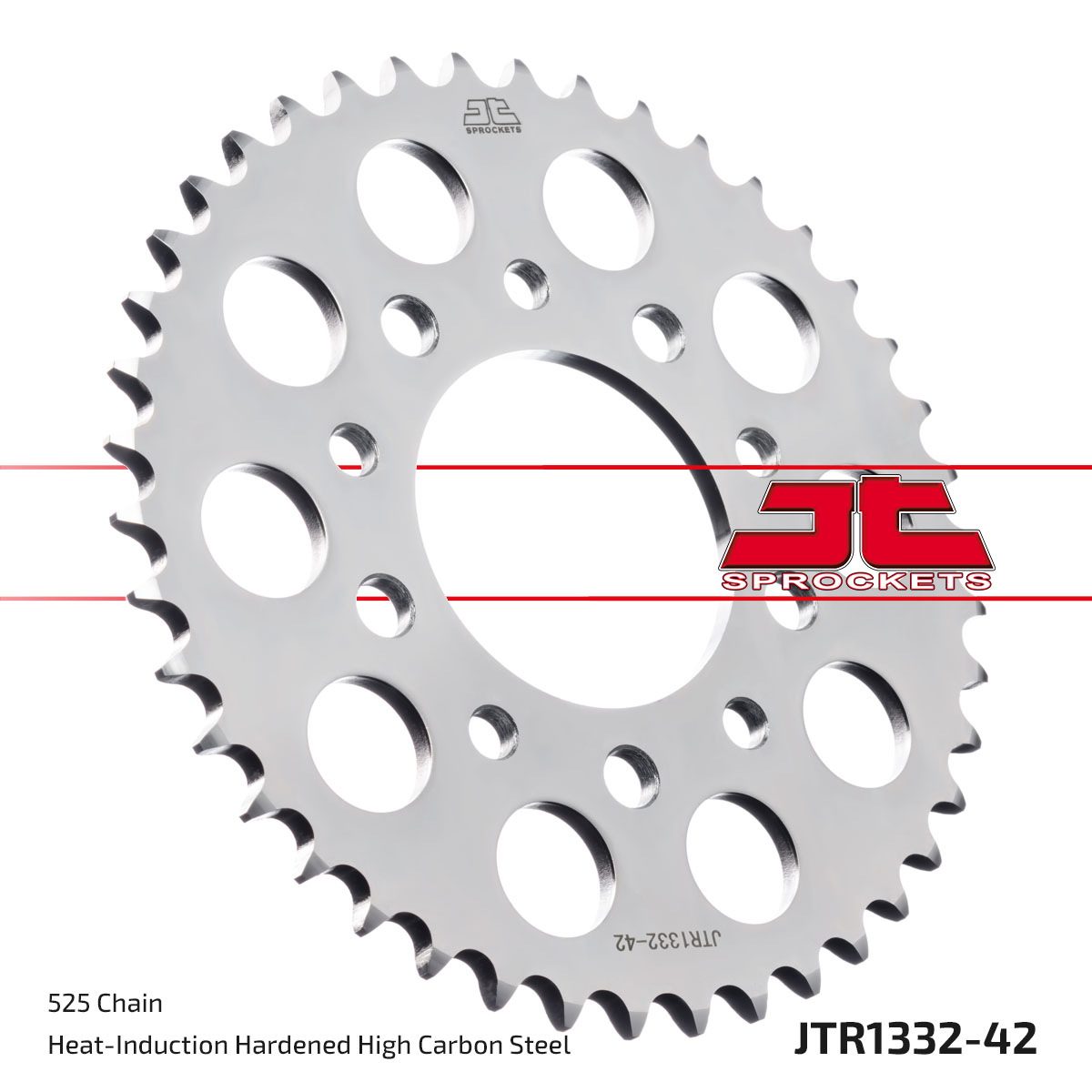 Lánckerék hátsó, 525-ös lánchoz, JTR1332.42