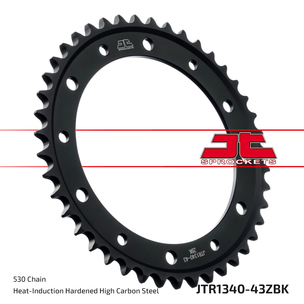 Lánckerék hátsó, 530-as lánchoz, JTR1340.43ZBK