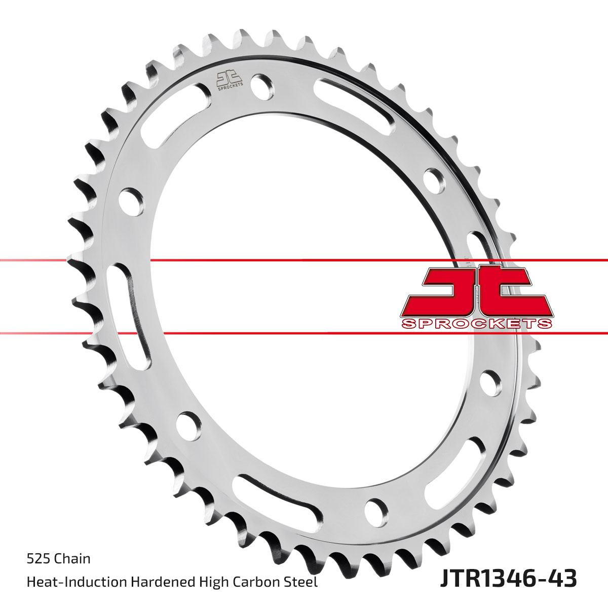 Lánckerék hátsó, 525-ös lánchoz, JTR1346.43