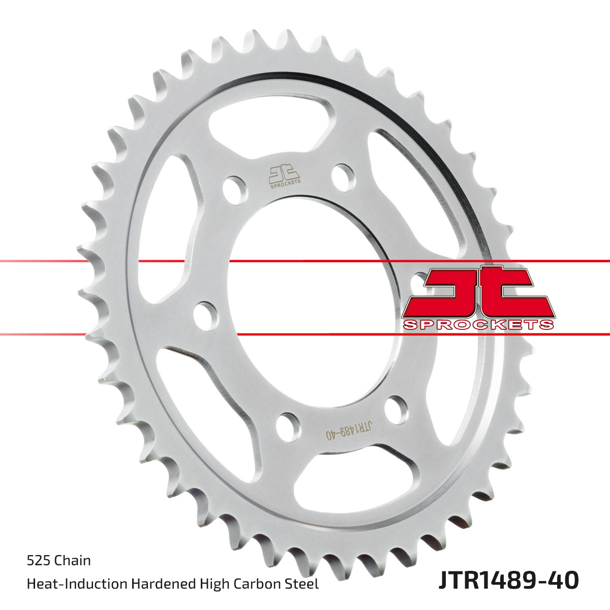 Lánckerék hátsó, 525-ös lánchoz, JTR1489.40