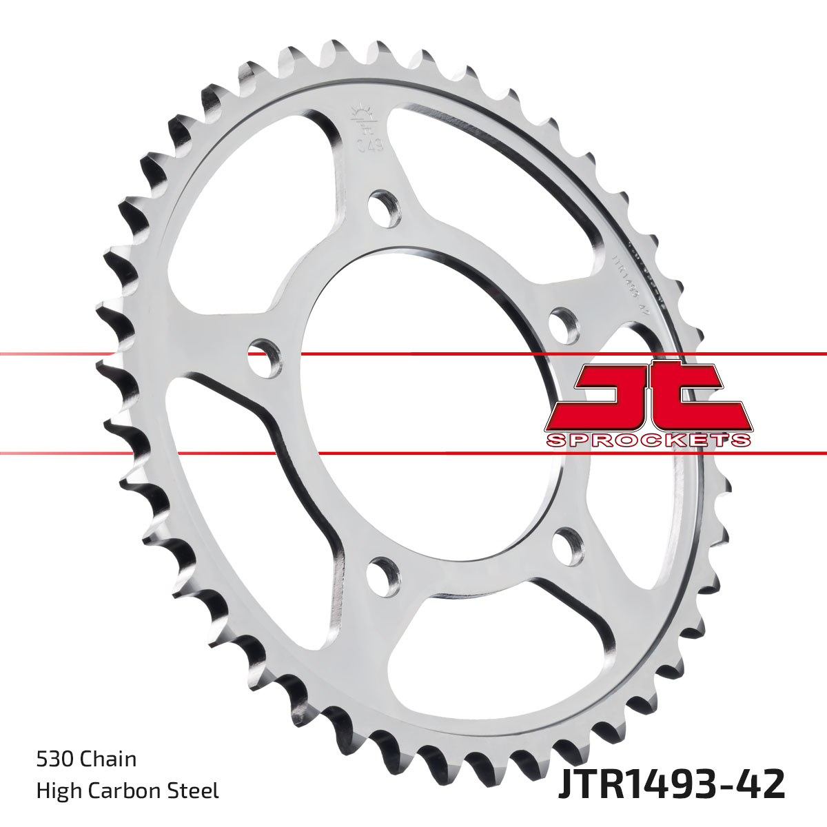 Lánckerék hátsó, 530-as lánchoz, JTR1493.42