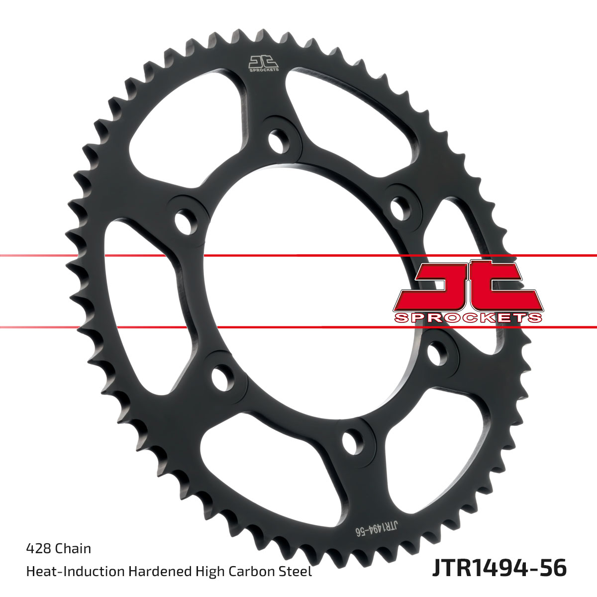 Lánckerék hátsó, 428-as lánchoz, JTR1494.56