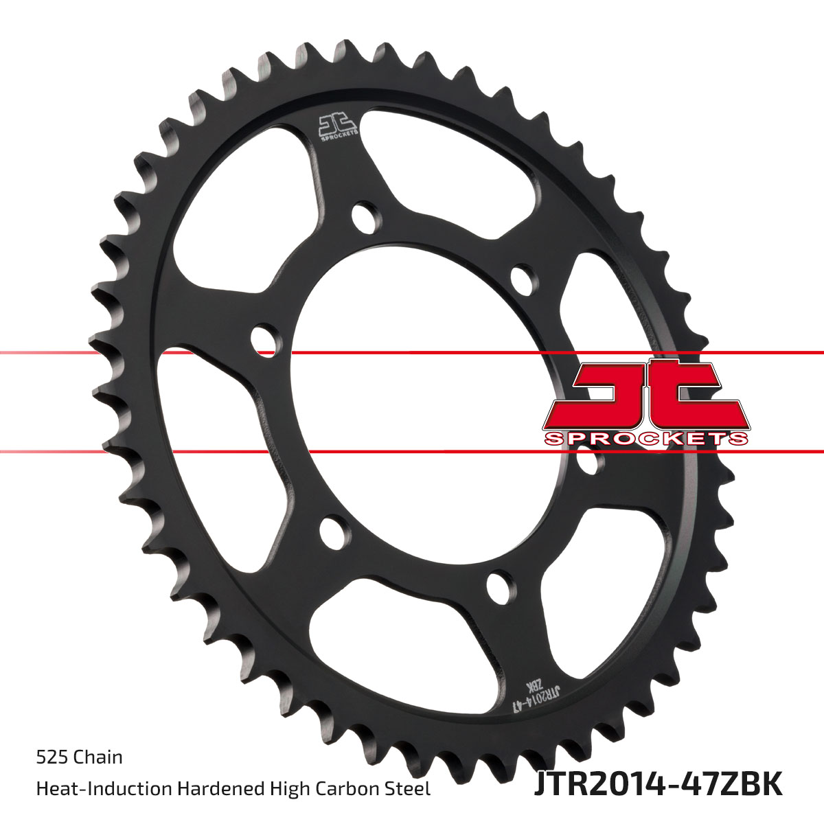 Lánckerék hátsó, 525-ös lánchoz, JTR2014.47ZBK